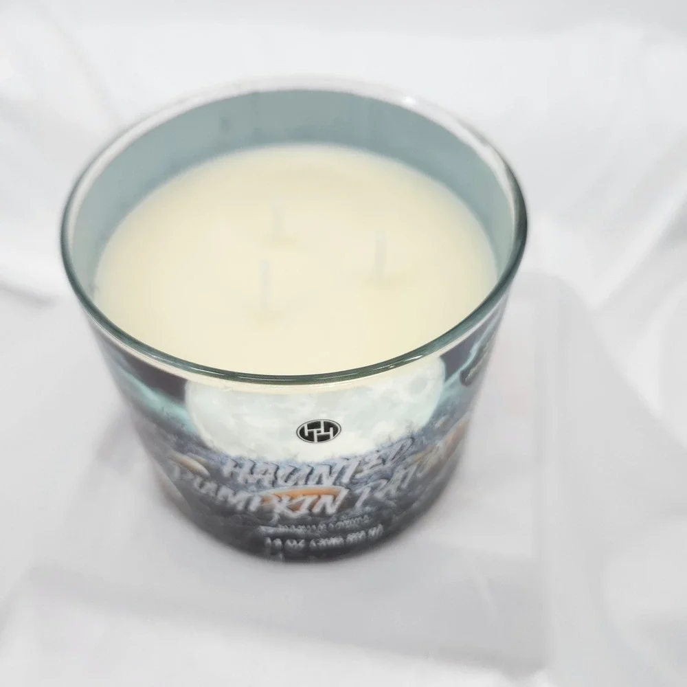 NEW Aldi 2025 Haunted Pumpkin Patch Scented Candle 14 Ounce‎ Halloween Spooky